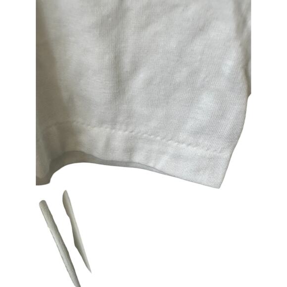 Vintage 80's DANNON Yogurt White Single Stitch Short Sleeve T-Shirt Medium NEW - Picture 6 of 8
